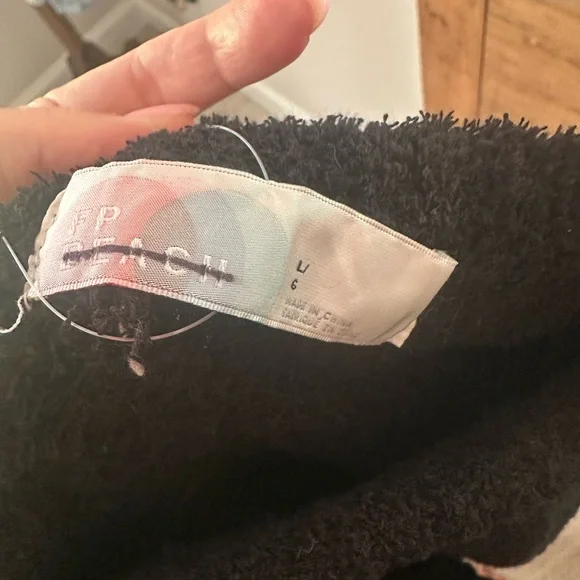 Free People Beach Black Sleeveless Jumpsuit - Picture 4 of 5